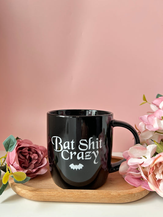 Bat Shit Crazy - Ceramic Mug (in a gift box)