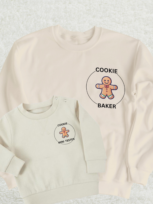 Kids Matching Cookie Baker/Tester - Sweatshirt