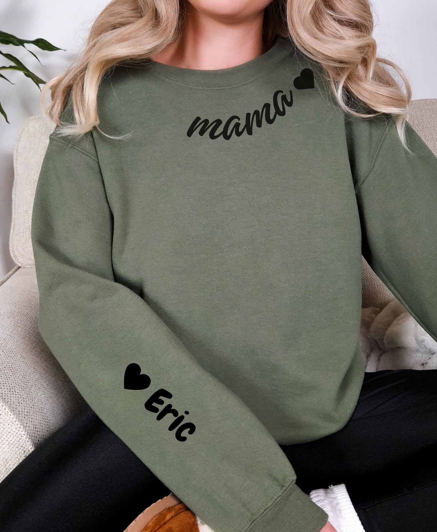 Mama Personalised Sleeve - Sweatshirt